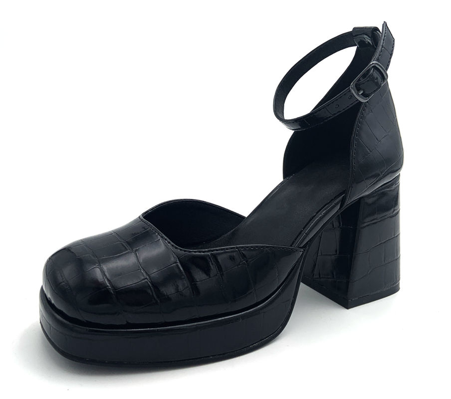Modieuze vrouwen Zwarte hakken Slip On Type Voor Party Cocktail