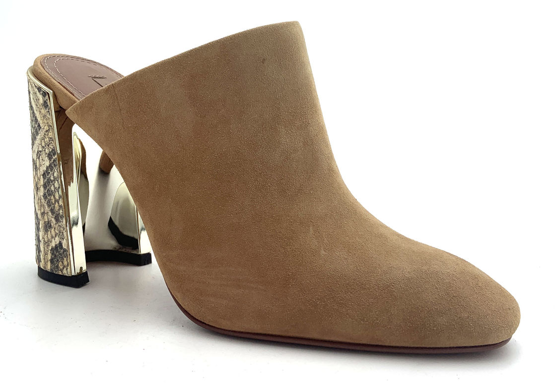 Elegant gesloten teen vrouwen muil hakken rubberen zool stijlvol ontwerp voor formele kleding