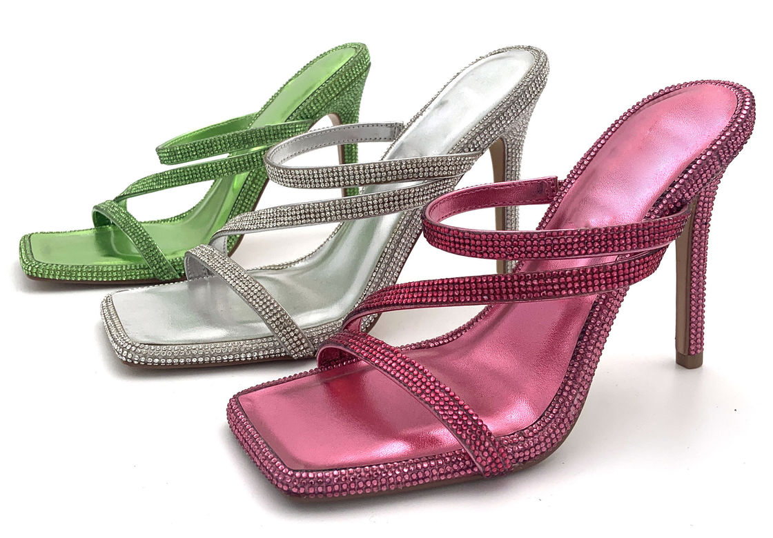 Huid Vrouwen High Heel Sandals Comfortable Stiletto Heel Type
