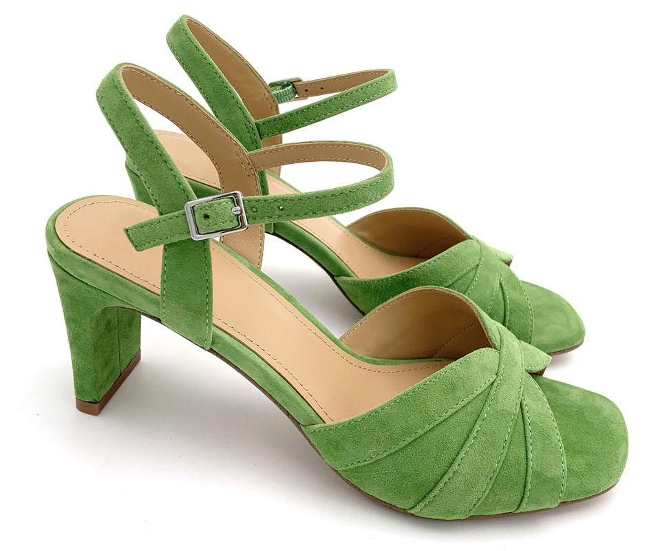 Strappy Style Dames High Heel Sandalen Met Zwart Wit Rood Kleur