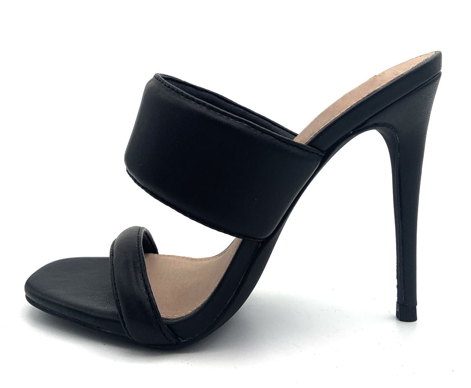 Backless Women Mules Heels met Block Heel Stiletto Heel Type