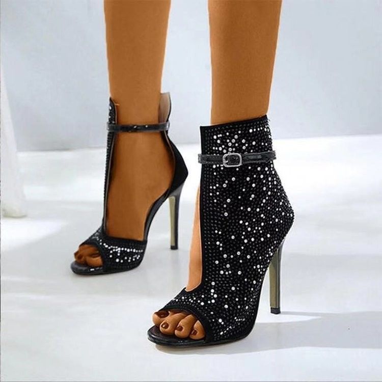 Stijlvolle Stiletto-schoenen voor vrouwen met zwarte witte bruine kleur