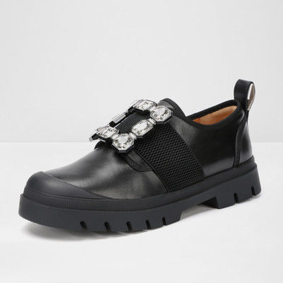 Elegant Rood Kleur vrouwelijke platform schoenen Met Rubber Outsole Materiaal