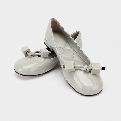 Vrouwen Casual Flat Loafer Schoenen Met EVA Insole Zwart Wit Kleur